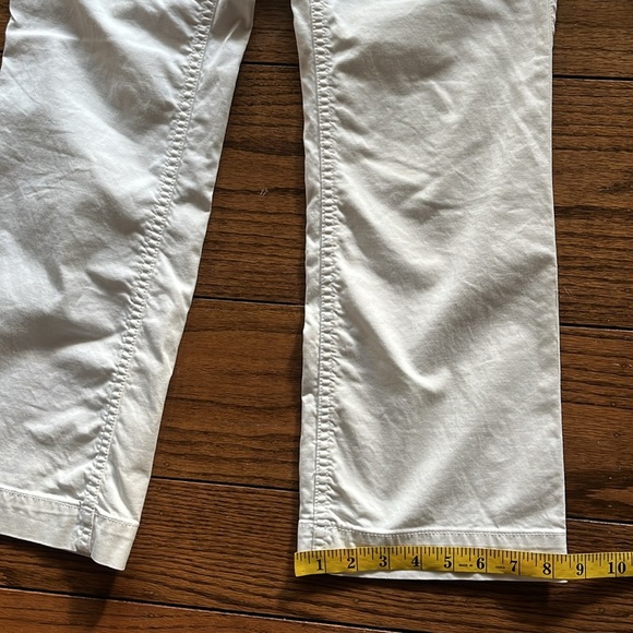 Troy Burch White Cropped wide Leg Pants Size 25 - Picture 11 of 15